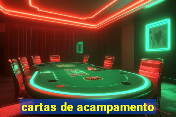 cartas de acampamento